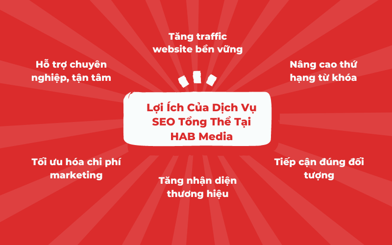 lợi ích khi sử dụng dịch vụ seo tổng thể tại hab media