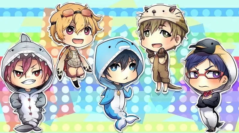 Background anime chibi ngộ nghĩnh và cực chất