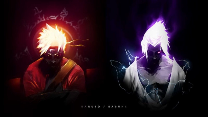 Background Naruto với hình ảnh các thành viên của tổ chức Akatsuki bí ẩn và nguy hiểm.