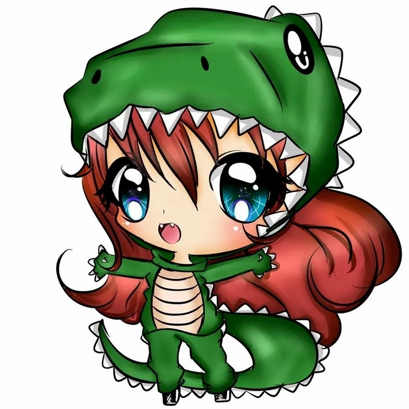 Bộ sưu tập hình nền máy tính chibi siêu đáng yêu