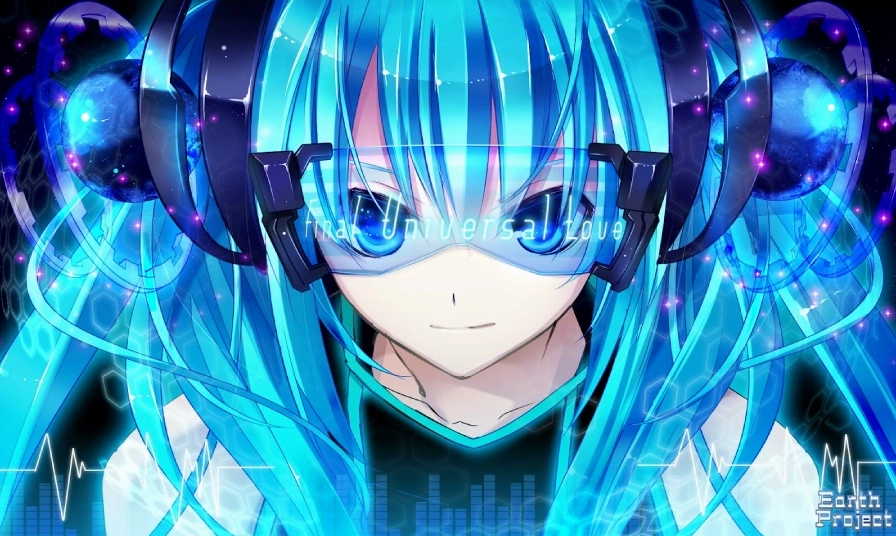 Hình nền máy tính anime 3D nhân vật nam với thanh kiếm rực sáng trong đêm tối