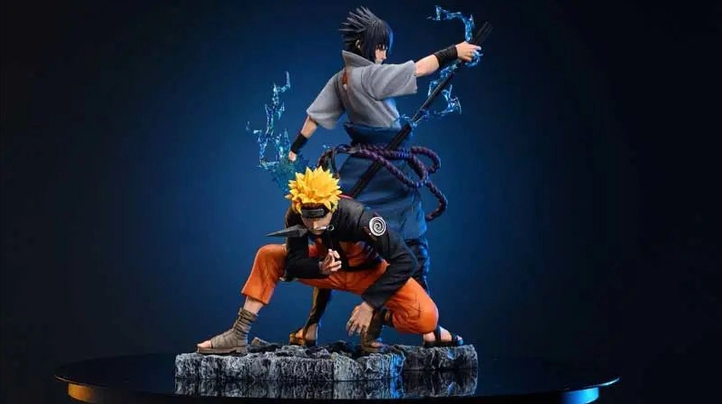 Hình nền Naruto trong trạng thái Hiền Nhân đầy uy lực với đôi mắt đặc trưng và chakra bao quanh.