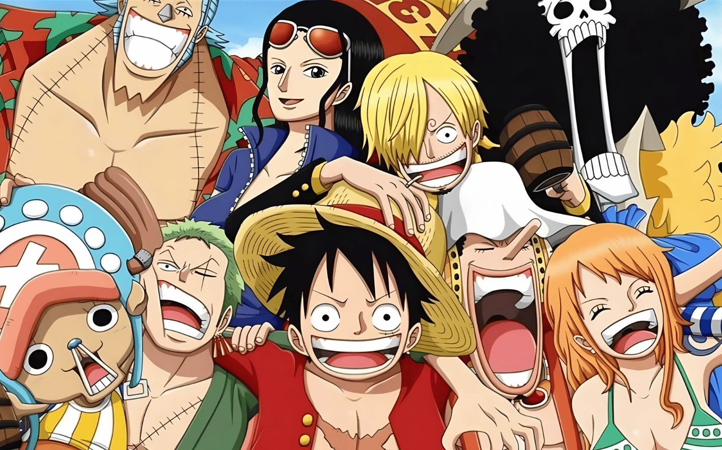 Hình nền One Piece siêu đỉnh với cảnh hành động kịch tính của Luffy.