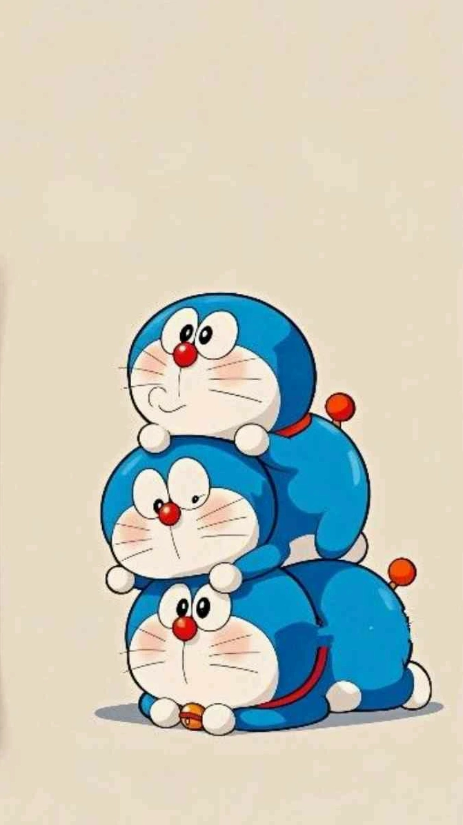 Wallpaper Doraemon cute tạo hình phô mai que độc đáo và đẹp mắt
